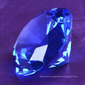 Handmade Large Blue K9 Crystal Diamond Shape Wedding Favors Gift